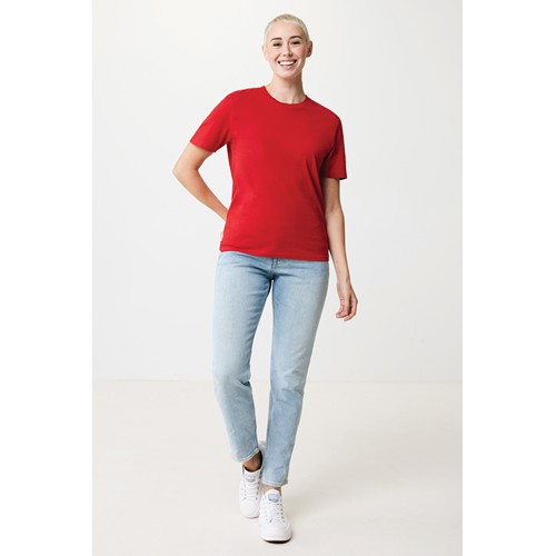 red IQONIQ Sierra Camiseta Light Weight Algodón Reciclado