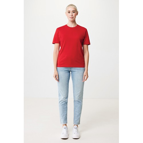 red IQONIQ Sierra Camiseta Light Weight Algodón Reciclado
