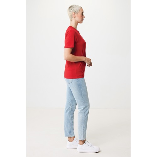 red IQONIQ Sierra Camiseta Light Weight Algodón Reciclado