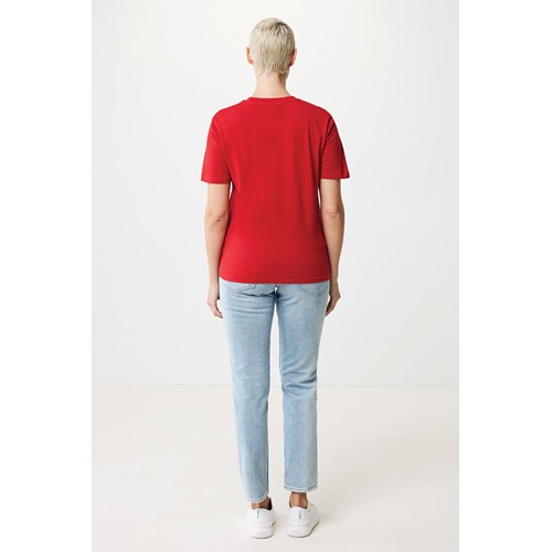 red IQONIQ Sierra Camiseta Light Weight Algodón Reciclado