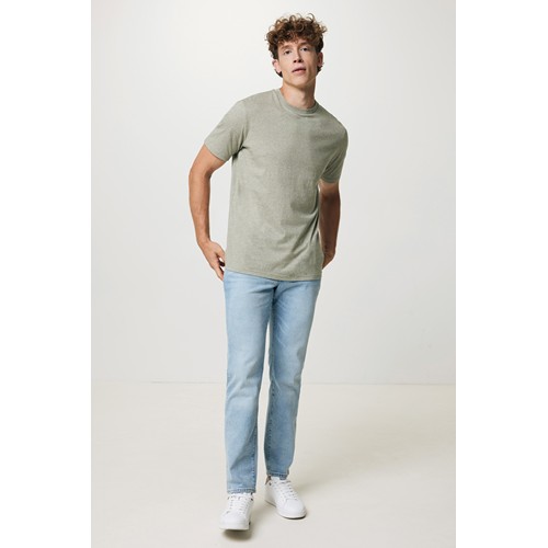 verde claro jaspeado IQONIQ Sierra Camiseta Light Weight Algodón Reciclado