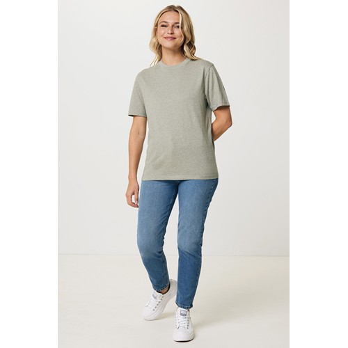 verde claro jaspeado IQONIQ Sierra Camiseta Light Weight Algodón Reciclado