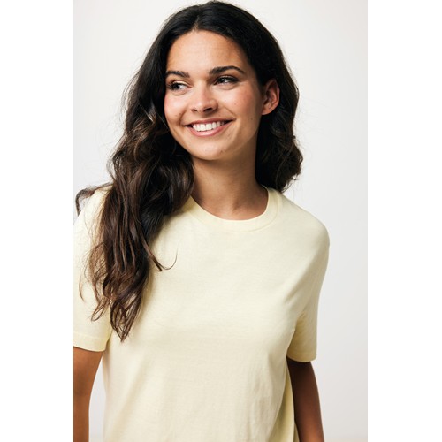 crema IQONIQ Sierra Camiseta Light Weight Algodón Reciclado