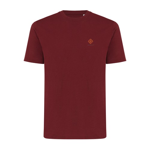burdeos IQONIQ Sierra Camiseta Light Weight Algodón Reciclado