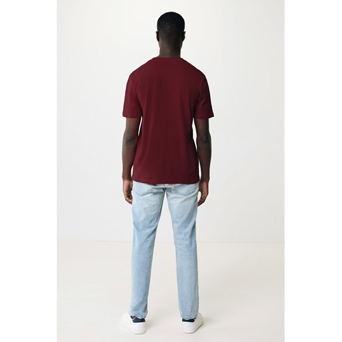 burdeos IQONIQ Sierra Camiseta Light Weight Algodón Reciclado