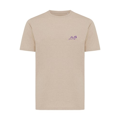 moteado de color marrón claro IQONIQ Sierra Camiseta Light Weight Algodón Reciclado