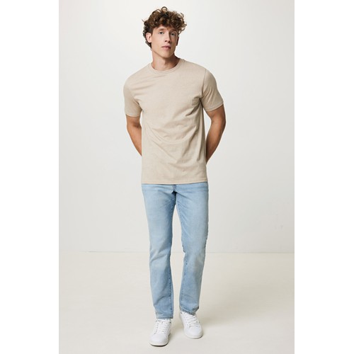 moteado de color marrón claro IQONIQ Sierra Camiseta Light Weight Algodón Reciclado