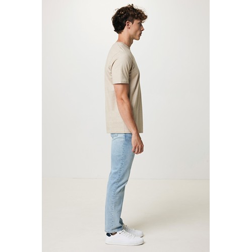 moteado de color marrón claro IQONIQ Sierra Camiseta Light Weight Algodón Reciclado