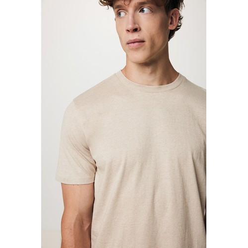 moteado de color marrón claro IQONIQ Sierra Camiseta Light Weight Algodón Reciclado