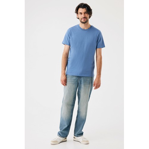 azul pato IQONIQ Sierra Camiseta Light Weight Algodón Reciclado
