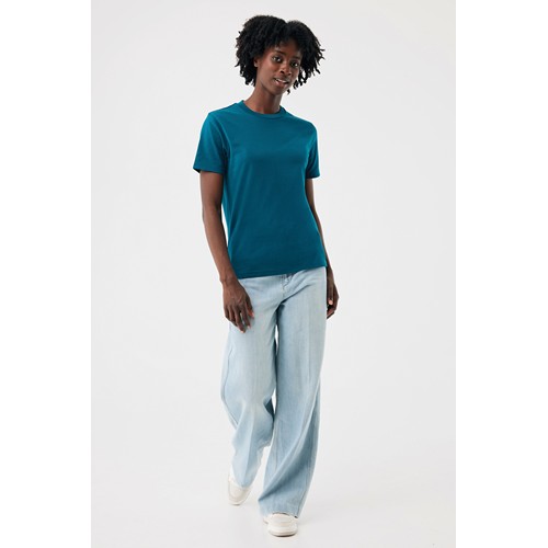 azul azulado profundo IQONIQ Sierra Camiseta Light Weight Algodón Reciclado