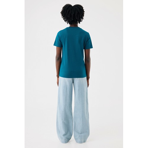 azul azulado profundo IQONIQ Sierra Camiseta Light Weight Algodón Reciclado