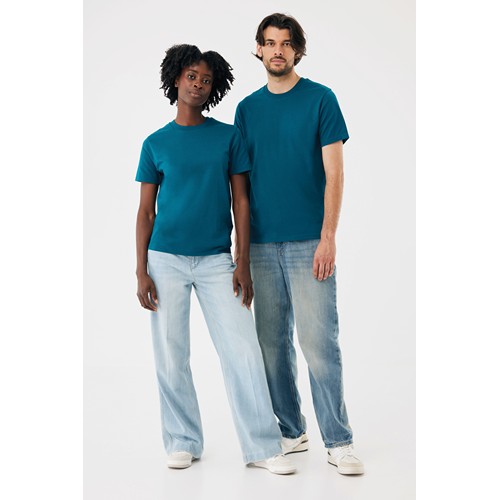 azul azulado profundo IQONIQ Sierra Camiseta Light Weight Algodón Reciclado
