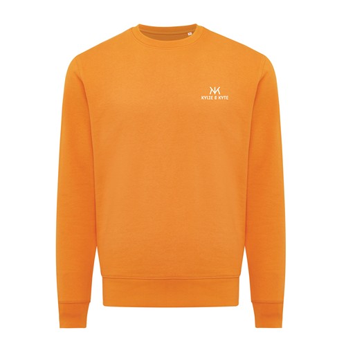 orange IQONIQ Etosha Sudadera Cuello Redondo Light Weight Algodón R