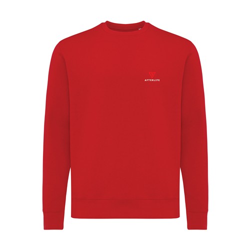 red IQONIQ Etosha Sudadera Cuello Redondo Light Weight Algodón R