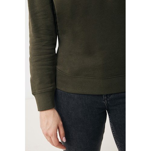 kaki IQONIQ Etosha Sudadera Cuello Redondo Light Weight Algodón R