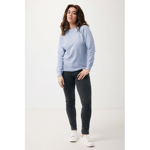 azul celeste IQONIQ Etosha Sudadera Cuello Redondo Light Weight Algodón R