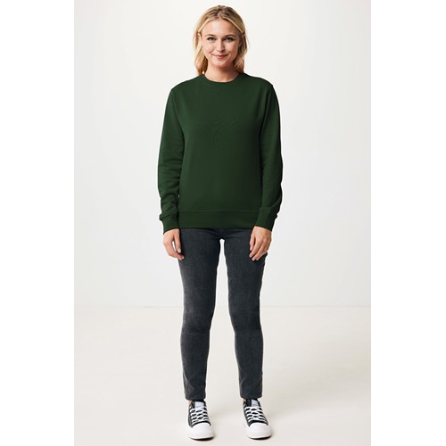 verde bosque IQONIQ Etosha Sudadera Cuello Redondo Light Weight Algodón R