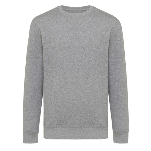 antracita claro moteado IQONIQ Etosha Sudadera Cuello Redondo Light Weight Algodón R