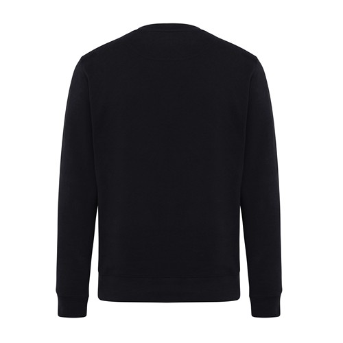 black IQONIQ Etosha Sudadera Cuello Redondo Light Weight Algodón R