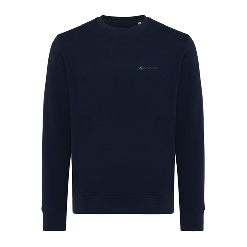 azul marino IQONIQ Etosha Sudadera Cuello Redondo Light Weight Algodón R