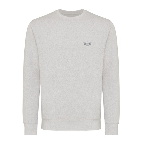 moteado gris claro IQONIQ Etosha Sudadera Cuello Redondo Light Weight Algodón R