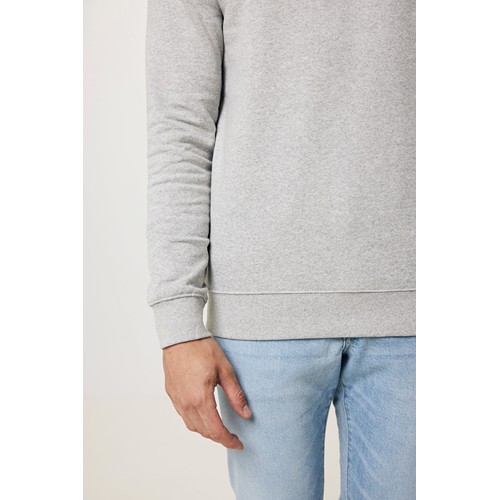 moteado gris claro IQONIQ Etosha Sudadera Cuello Redondo Light Weight Algodón R