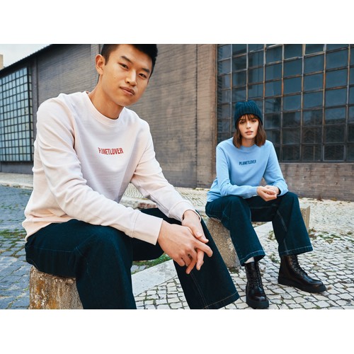 Cuello redondo de algodón reciclado IQONIQ Etosha