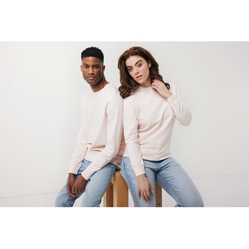 pink IQONIQ Etosha Sudadera Cuello Redondo Light Weight Algodón R