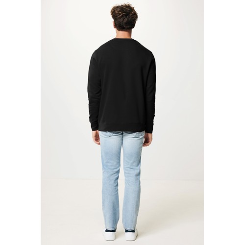 black IQONIQ Etosha Sudadera Cuello Redondo Light Weight Algodón R