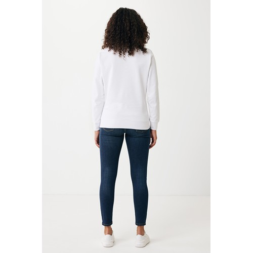 white IQONIQ Etosha Sudadera Cuello Redondo Light Weight Algodón R