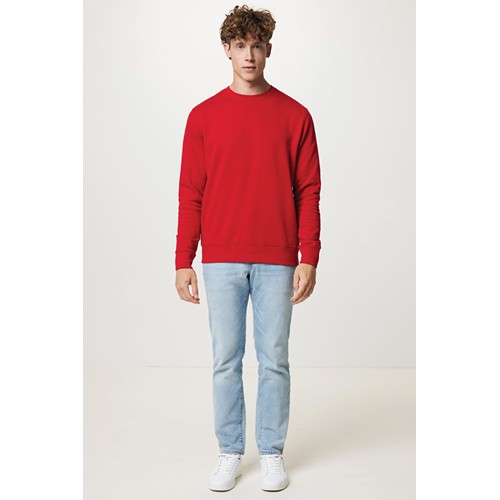 red IQONIQ Etosha Sudadera Cuello Redondo Light Weight Algodón R