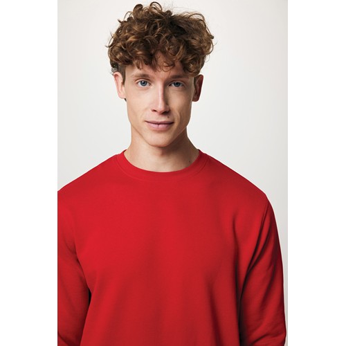 red IQONIQ Etosha Sudadera Cuello Redondo Light Weight Algodón R