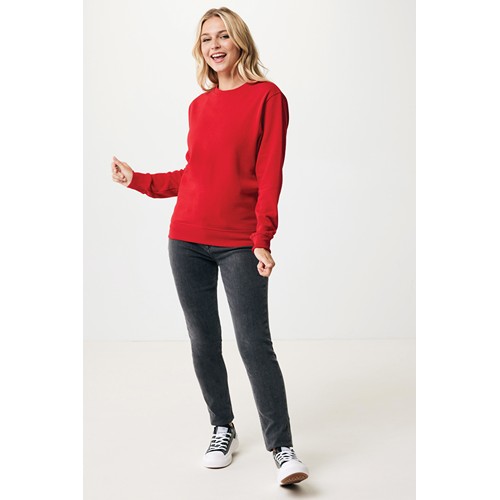 red IQONIQ Etosha Sudadera Cuello Redondo Light Weight Algodón R