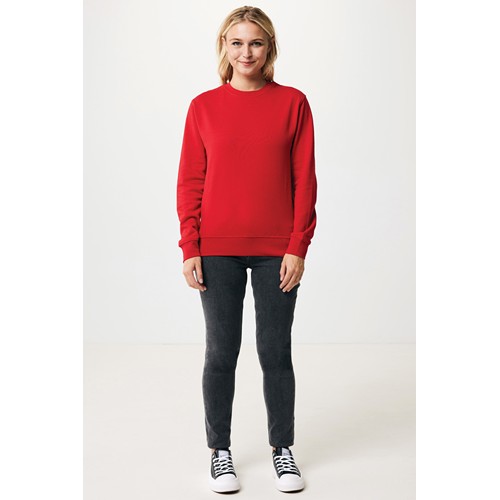 red IQONIQ Etosha Sudadera Cuello Redondo Light Weight Algodón R
