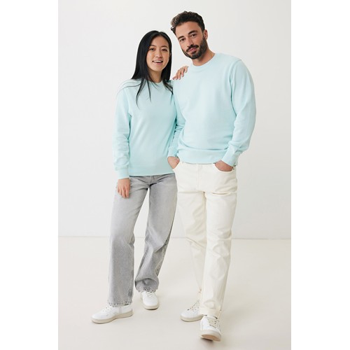 verde menta IQONIQ Etosha Sudadera Cuello Redondo Light Weight Algodón R