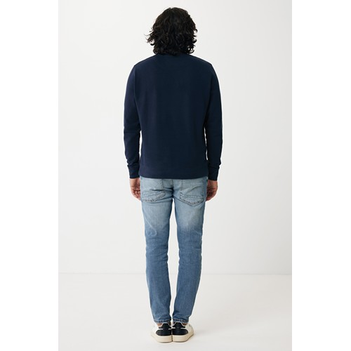 azul marino IQONIQ Etosha Sudadera Cuello Redondo Light Weight Algodón R