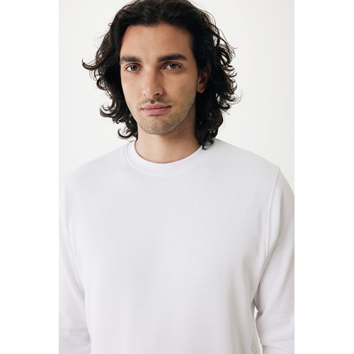 white IQONIQ Etosha Sudadera Cuello Redondo Light Weight Algodón R