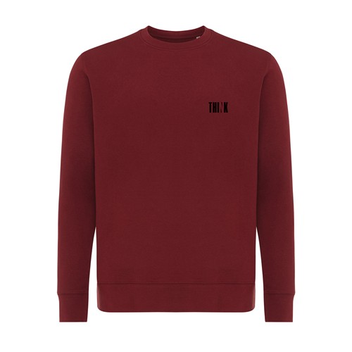 burdeos IQONIQ Etosha Sudadera Cuello Redondo Light Weight Algodón R