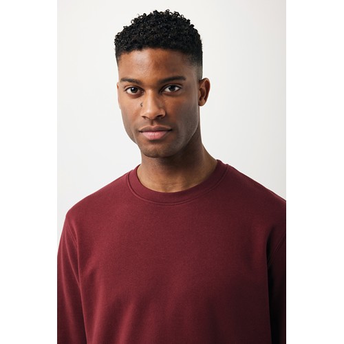burdeos IQONIQ Etosha Sudadera Cuello Redondo Light Weight Algodón R