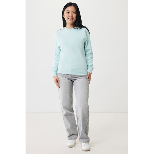 verde menta IQONIQ Etosha Sudadera Cuello Redondo Light Weight Algodón R
