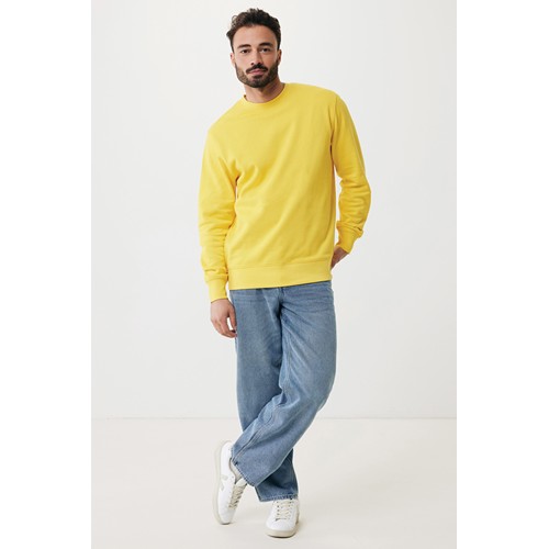 yellow IQONIQ Etosha Sudadera Cuello Redondo Light Weight Algodón R