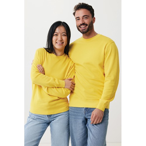 yellow IQONIQ Etosha Sudadera Cuello Redondo Light Weight Algodón R