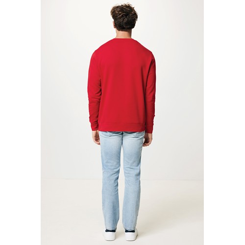 red IQONIQ Etosha Sudadera Cuello Redondo Light Weight Algodón R