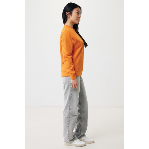 orange IQONIQ Etosha Sudadera Cuello Redondo Light Weight Algodón R