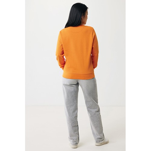 orange IQONIQ Etosha Sudadera Cuello Redondo Light Weight Algodón R