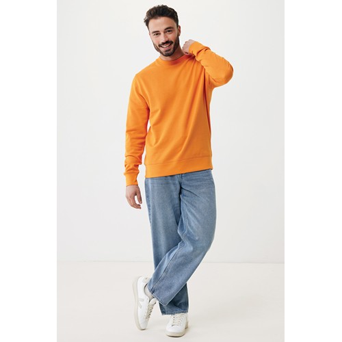 orange IQONIQ Etosha Sudadera Cuello Redondo Light Weight Algodón R
