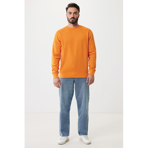 orange IQONIQ Etosha Sudadera Cuello Redondo Light Weight Algodón R
