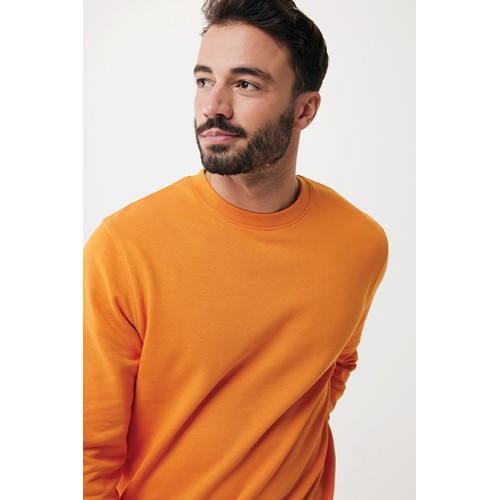 orange IQONIQ Etosha Sudadera Cuello Redondo Light Weight Algodón R
