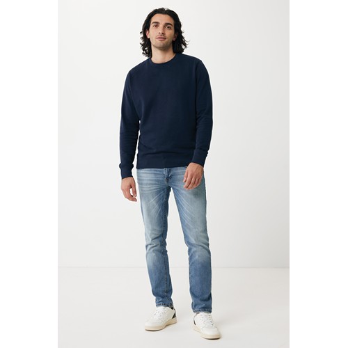 azul marino IQONIQ Etosha Sudadera Cuello Redondo Light Weight Algodón R